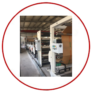 We have adopted advanced technologies of corona, satellite, auto film coating and open end laminating in bags making and film lamination lines.